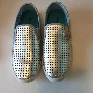 SeaVees Baja Portal Slip On Portal Silver Metallic Women's Sneakers Size 8.5